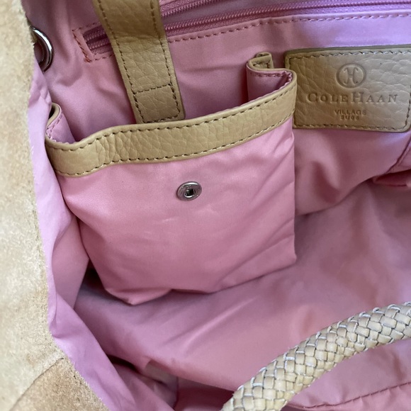 Cole Haan leather diaper bag w/ waterproof lining - Picture 8 of 16